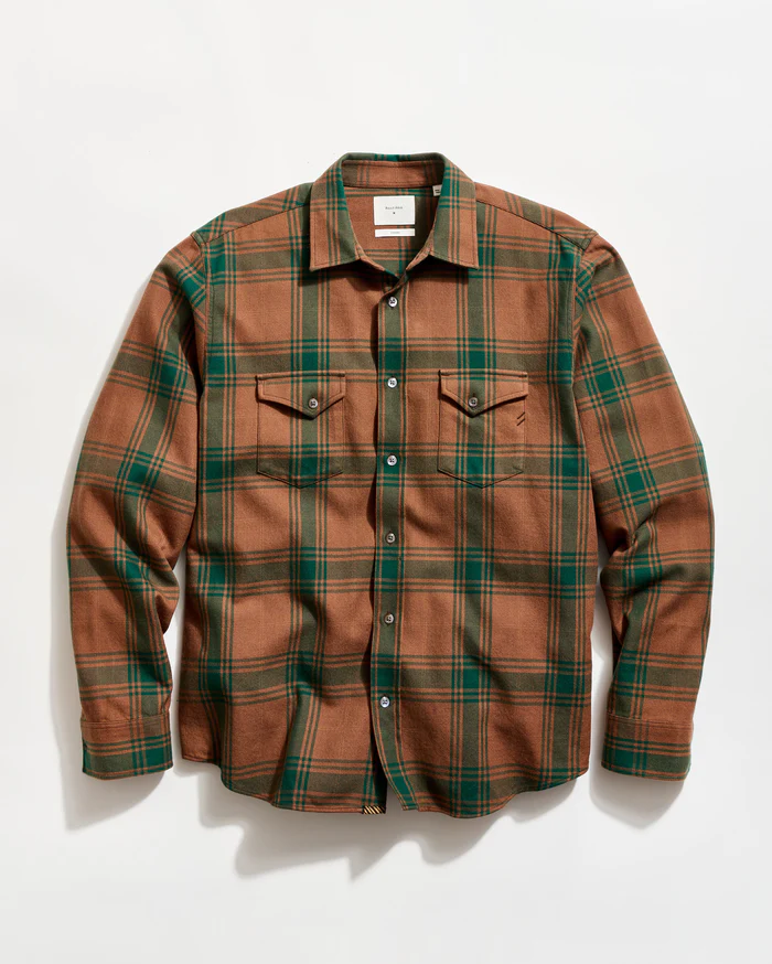 Large Scale Plaid Western Shirt