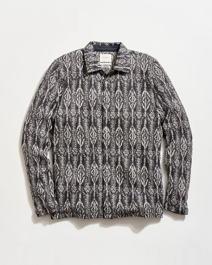 Long Sleeve Numajiri Jacquard Shirt