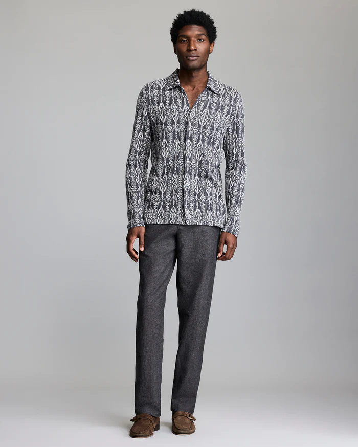 Long Sleeve Numajiri Jacquard Shirt 2